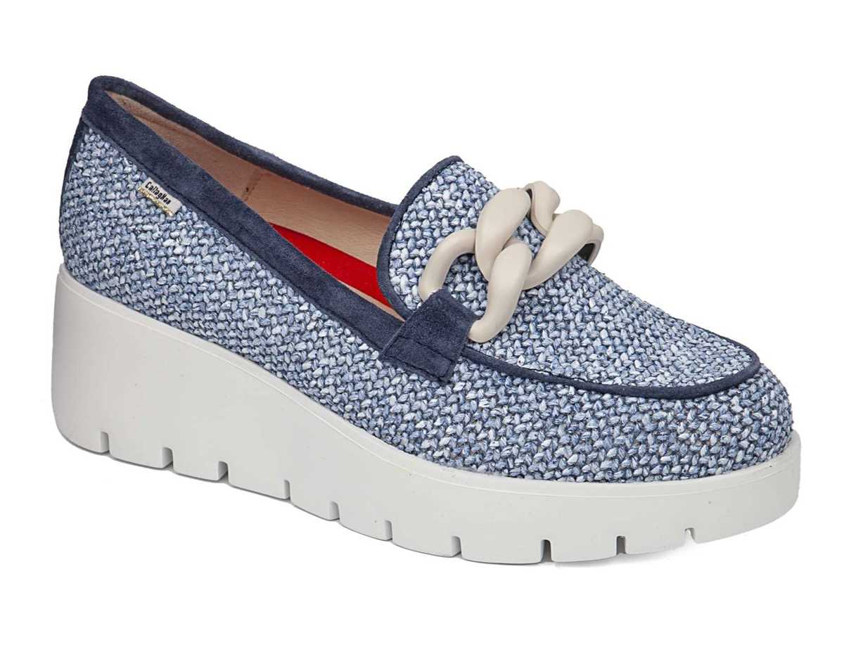 Callaghan 32100 Amal Plateauschuhe Damen Blau | AQD6967PK