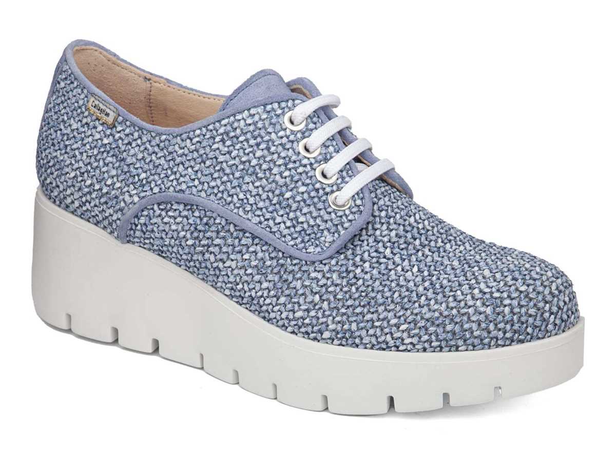 Callaghan 32101 Amal Plateau Sneakers Damen Blau | BTI918NR