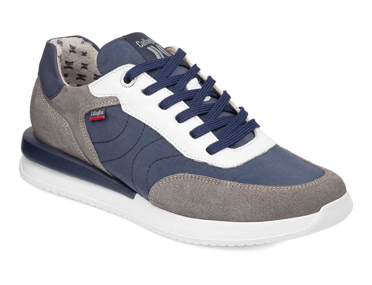 Callaghan 51100 Moses Sneakers Herren Grau Blau | GSO6493IG