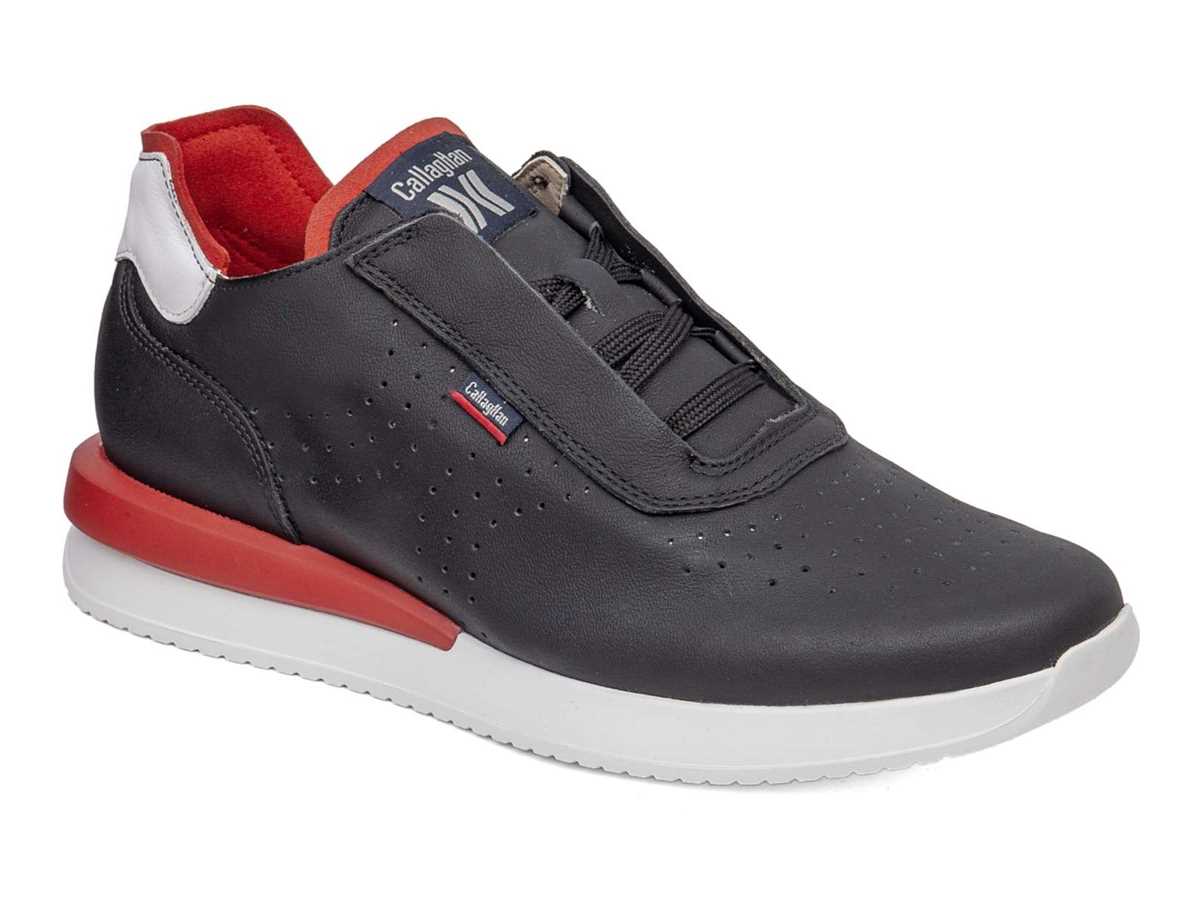 Callaghan 51101 Moses Sneakers Herren Schwarz Weiß Rot | TTZ6755TH