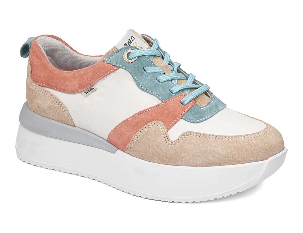 Callaghan 51206 Dina Sneakers Damen Rosa Weiß Beige | DZC7349ZP