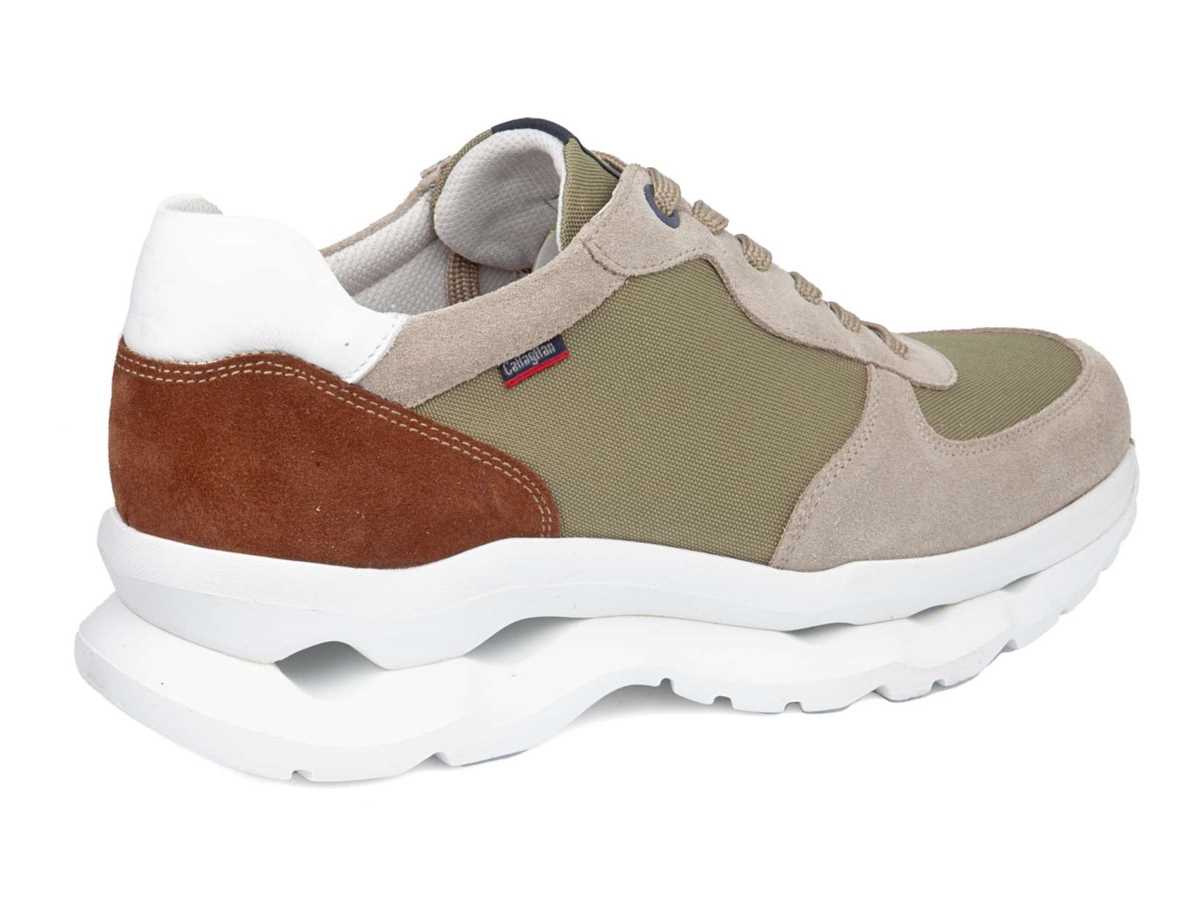 Callaghan 17813 Mare Sneakers Herren Beige Grün Braun | WRT2095UB