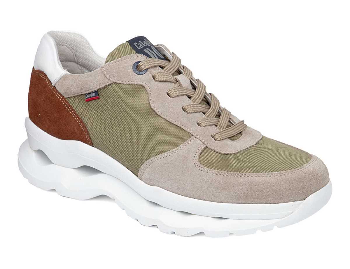 Callaghan 17813 Mare Sneakers Herren Beige Grün Braun | WRT2095UB