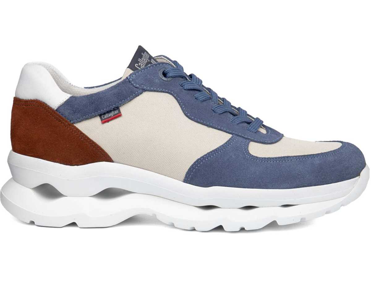 Callaghan 17813 Mare Sneakers Herren Blau Beige Braun | WSQ8426MR