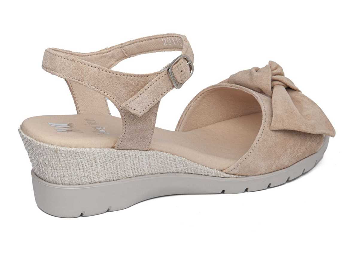 Callaghan 29115 Esperanza Keilabsatz Sandalen Damen Rosa Beige | WMQ3067QD