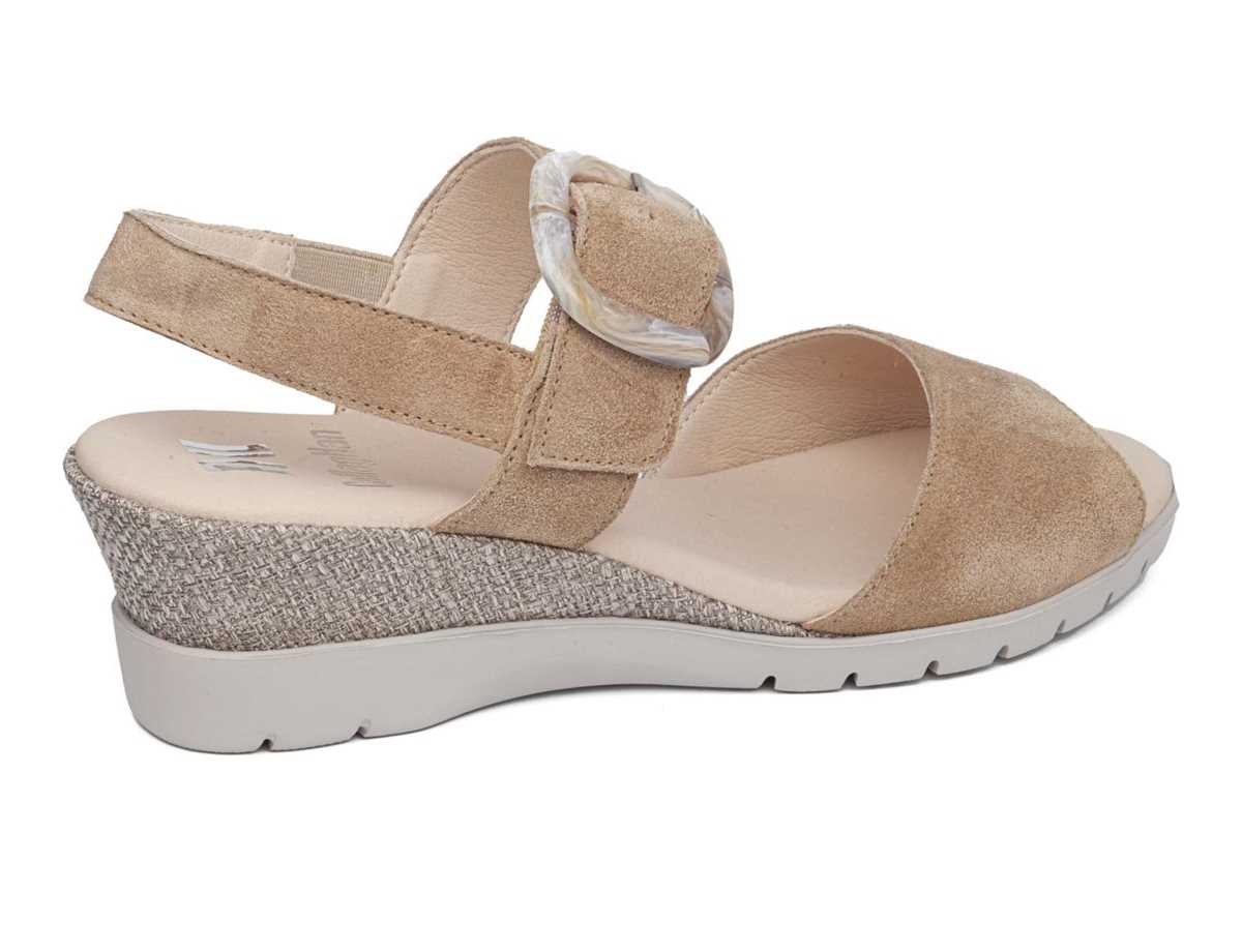 Callaghan 29116 Esperanza Keilabsatz Sandalen Damen Beige | OGY832UR