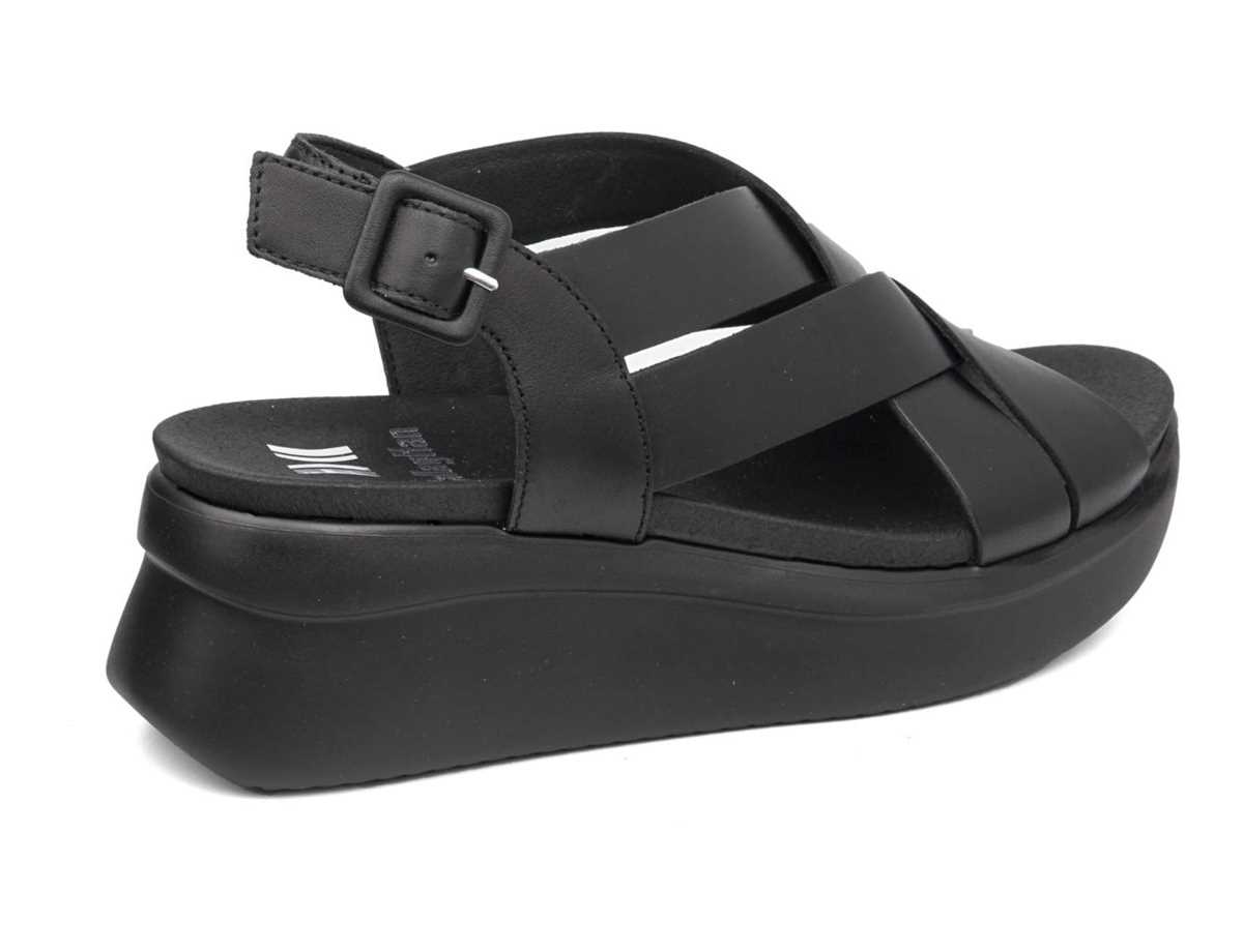 Callaghan 29902 Llana Plateau Sandalen Damen Schwarz | XYI671AF