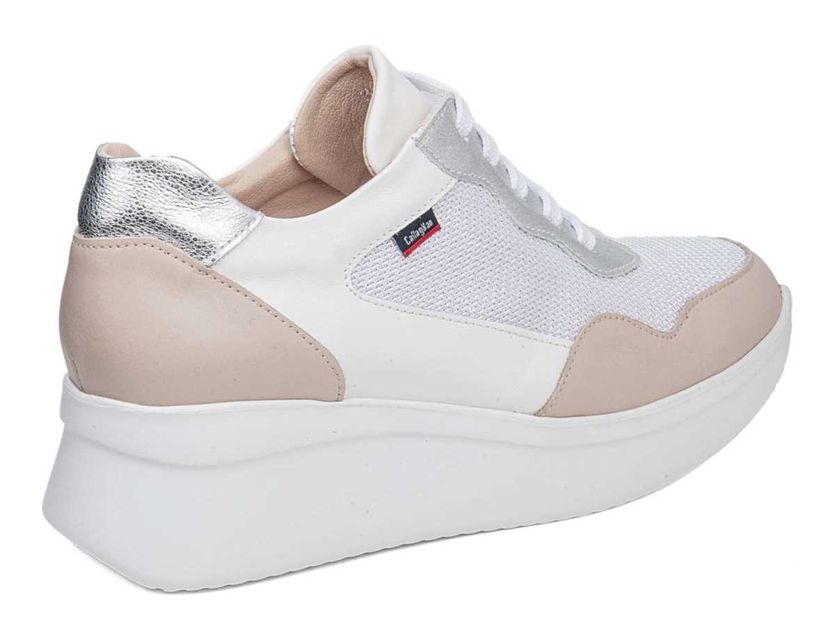 Callaghan 30002 Hanna Sneakers Damen Rosa Weiß Silber | JFE8788YJ