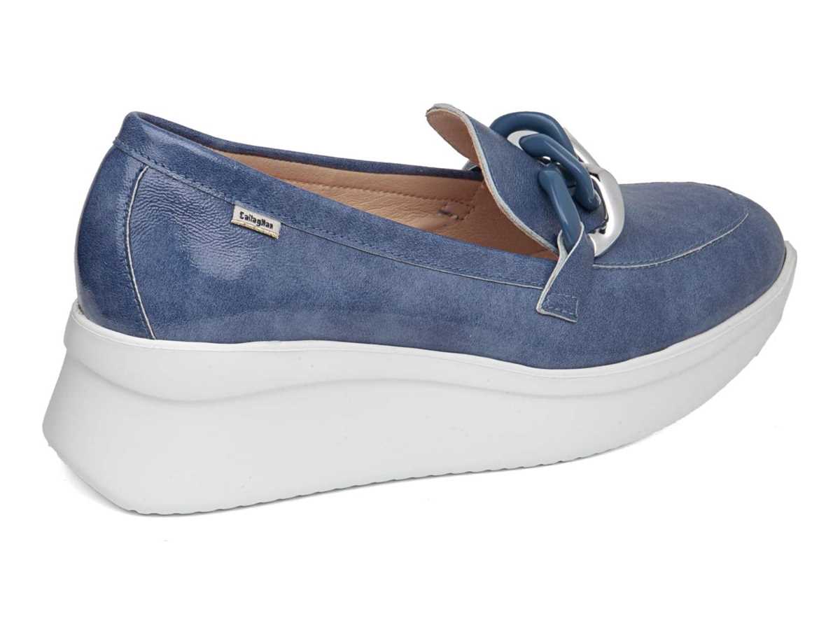 Callaghan 30019 Hanna Plateauschuhe Damen Blau | BDK6040KF