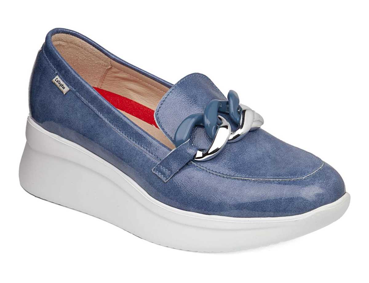 Callaghan 30019 Hanna Plateauschuhe Damen Blau | BDK6040KF