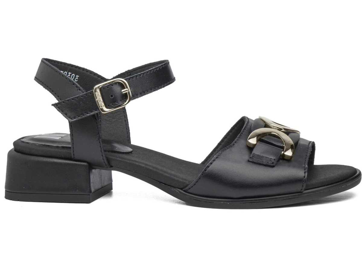 Callaghan 30307 Luna Sandalen Absatz Damen Schwarz | ZIO2770MR