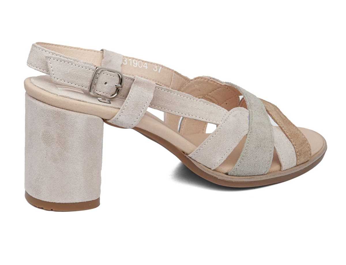 Callaghan 31904 Kanji Sandalen Absatz Damen Beige Grün Weiß | CXB8378AX