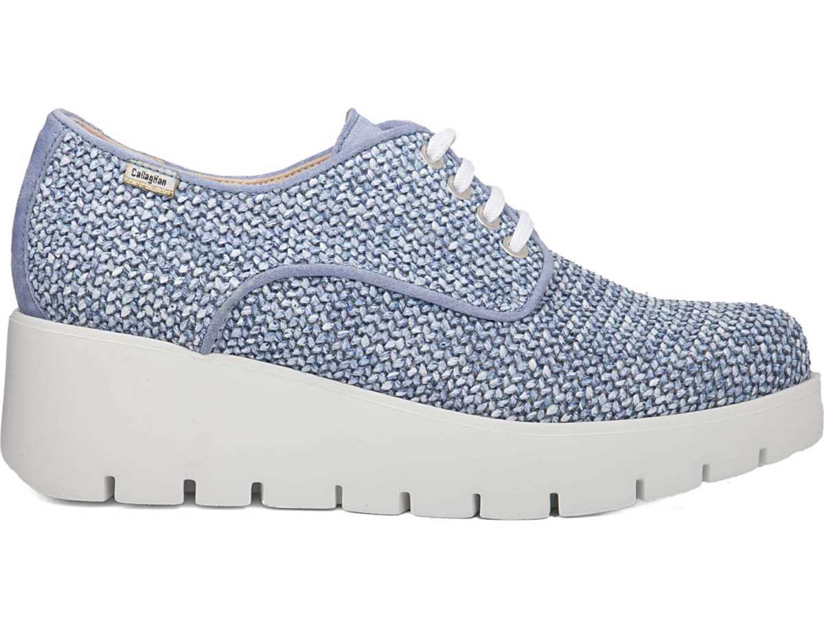 Callaghan 32101 Amal Plateau Sneakers Damen Blau | BTI918NR