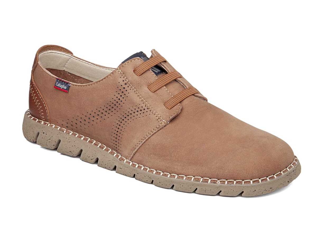 Callaghan 43200 Viz Schnürschuhe Herren Beige Braun | ASP9921PS