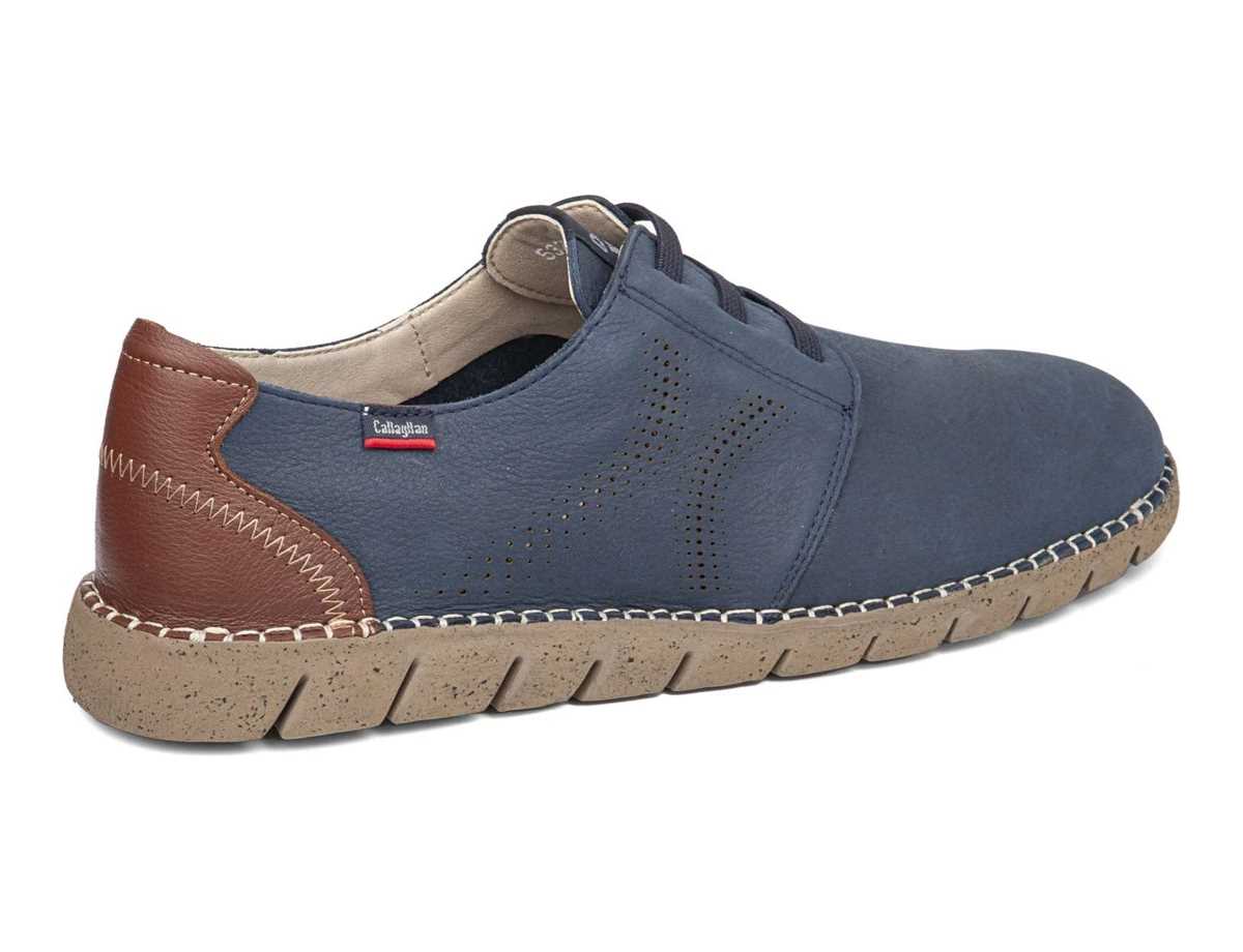 Callaghan 43200 Viz Schnürschuhe Herren Blau Braun | WJN5240BU