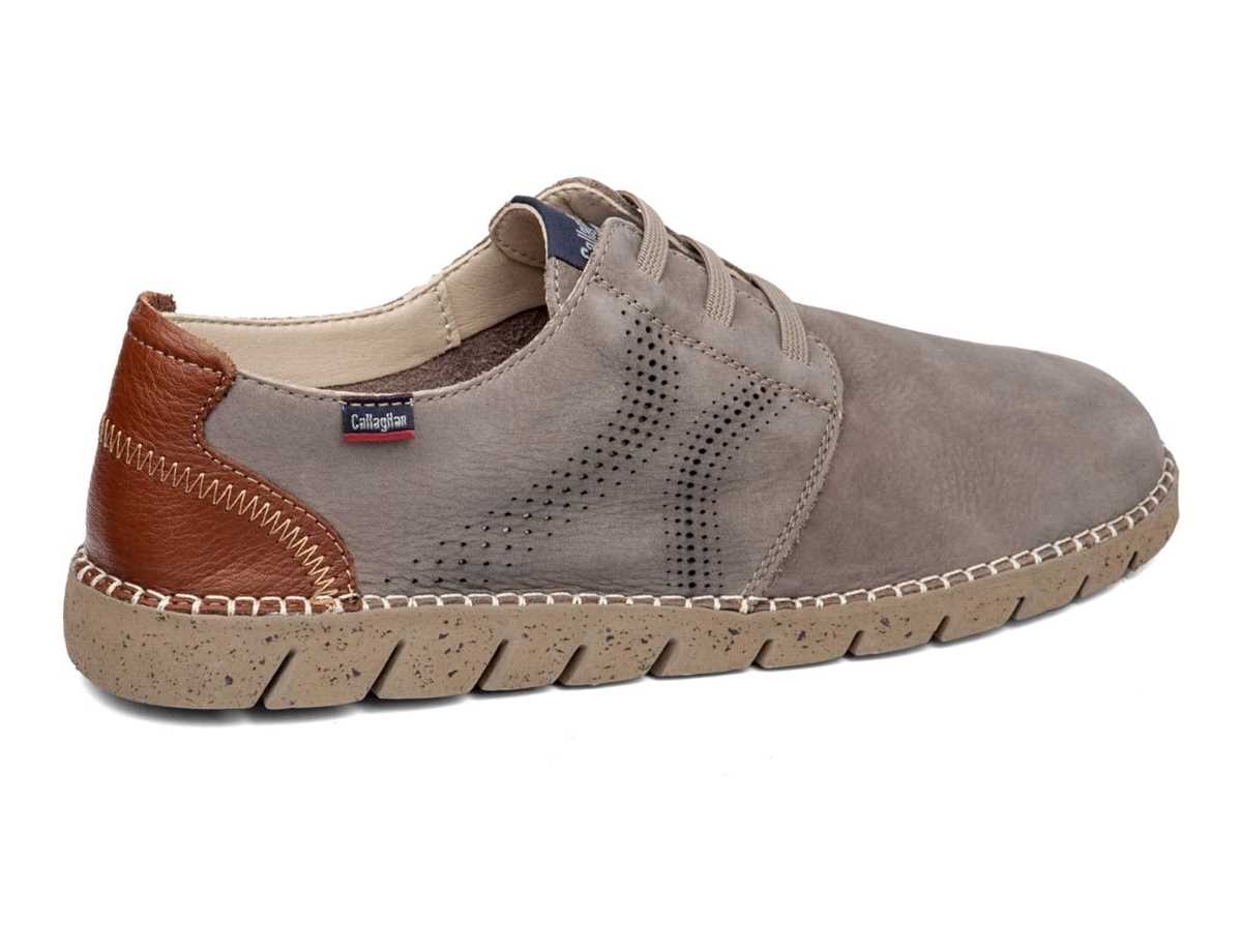 Callaghan 43200 Viz Schnürschuhe Herren Beige Braun | YXD5427LX