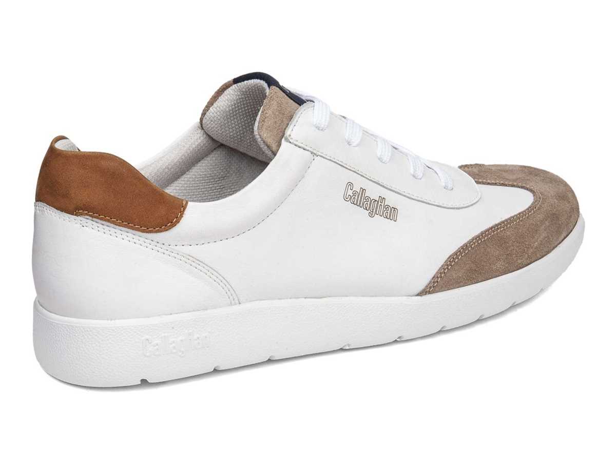 Callaghan 43708 Amanci Sneakers Herren Weiß Beige Braun | HHO787MX