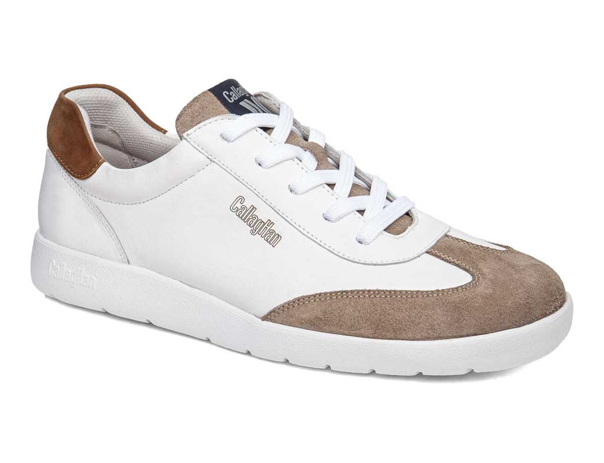 Callaghan 43708 Amanci Sneakers Herren Weiß Beige Braun | HHO787MX