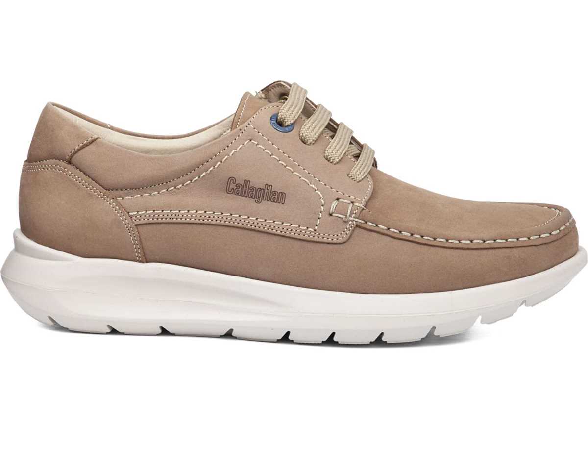 Callaghan 45700 Wasser Sin Aguj Schnürschuhe Herren Beige | EXI2059JA