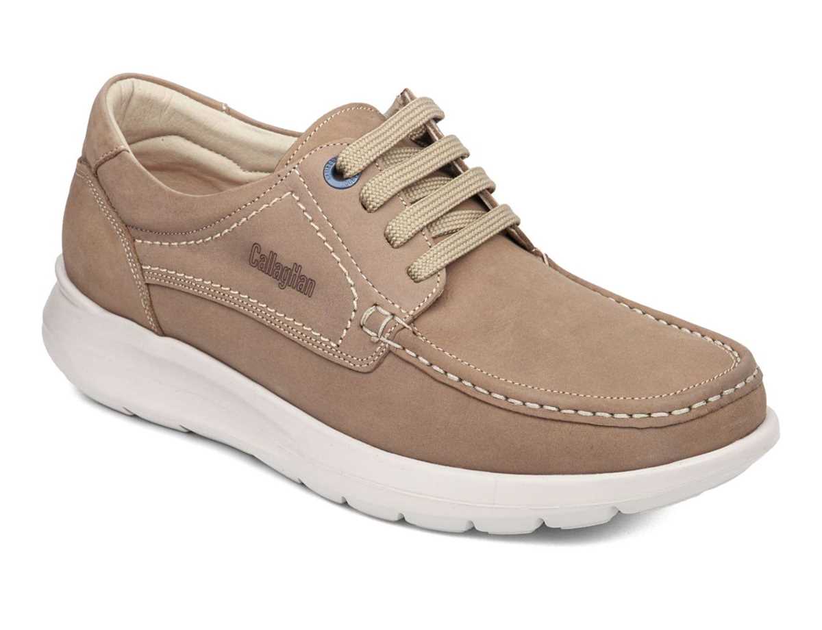 Callaghan 45700 Wasser Sin Aguj Schnürschuhe Herren Beige | EXI2059JA