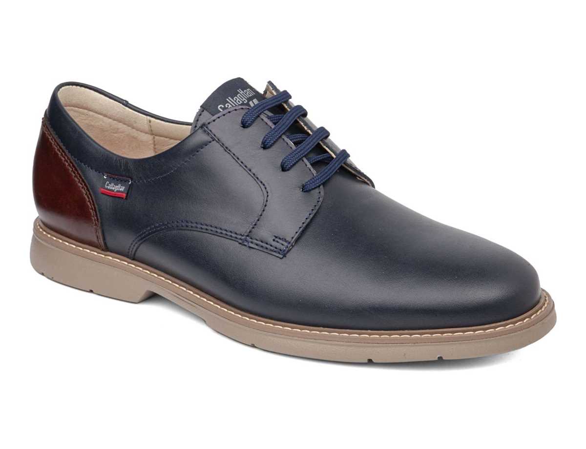 Callaghan 46700 Upam Abendschuhe Herren Blau Braun | KQP2585WQ