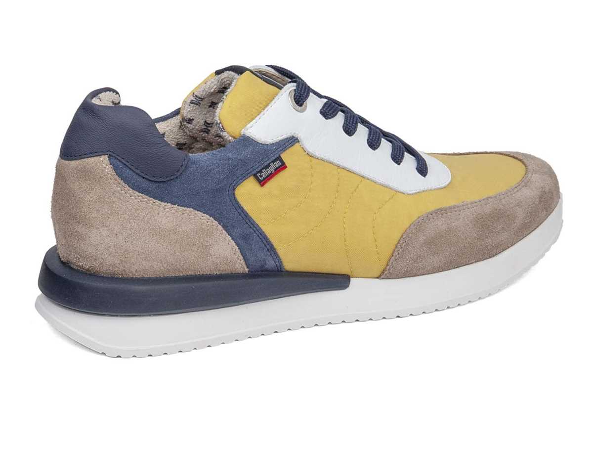 Callaghan 51100 Moses Sneakers Herren Beige Gelb Blau | IQN7054BG