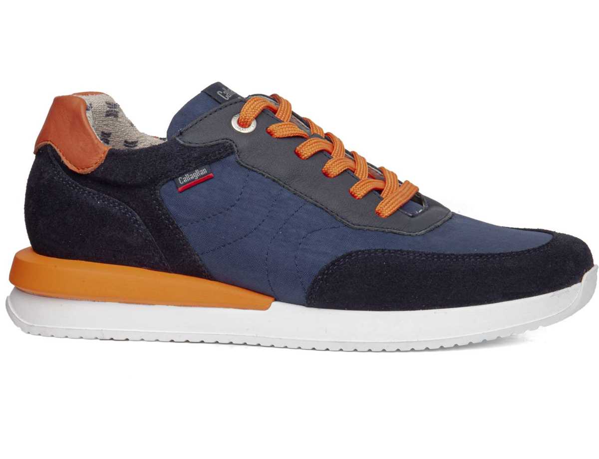 Callaghan 51100 Moses Sneakers Herren Blau Schwarz Orange | SLK3131KZ