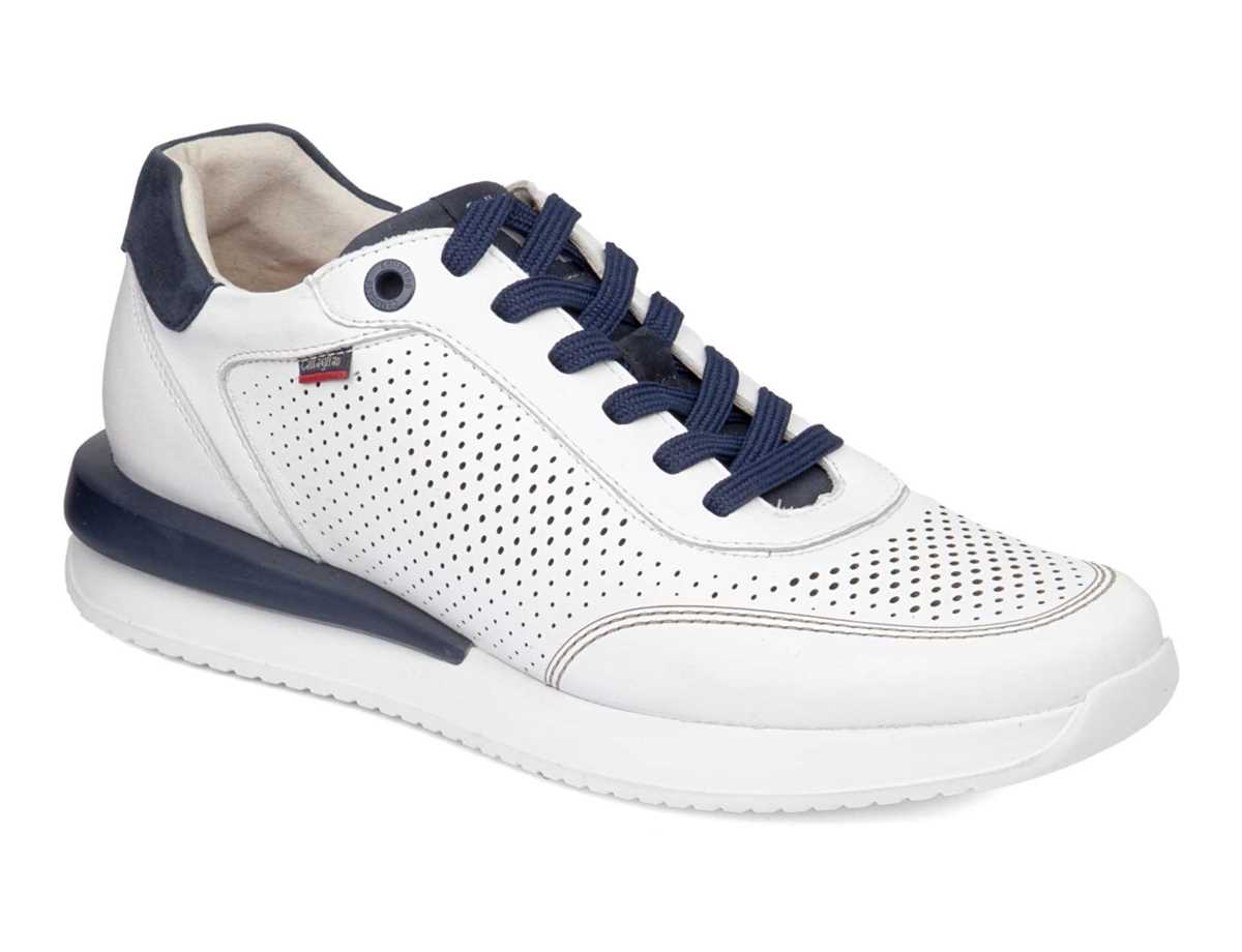 Callaghan 51106 Moses Sneakers Herren Weiß Blau | RAP1118YR