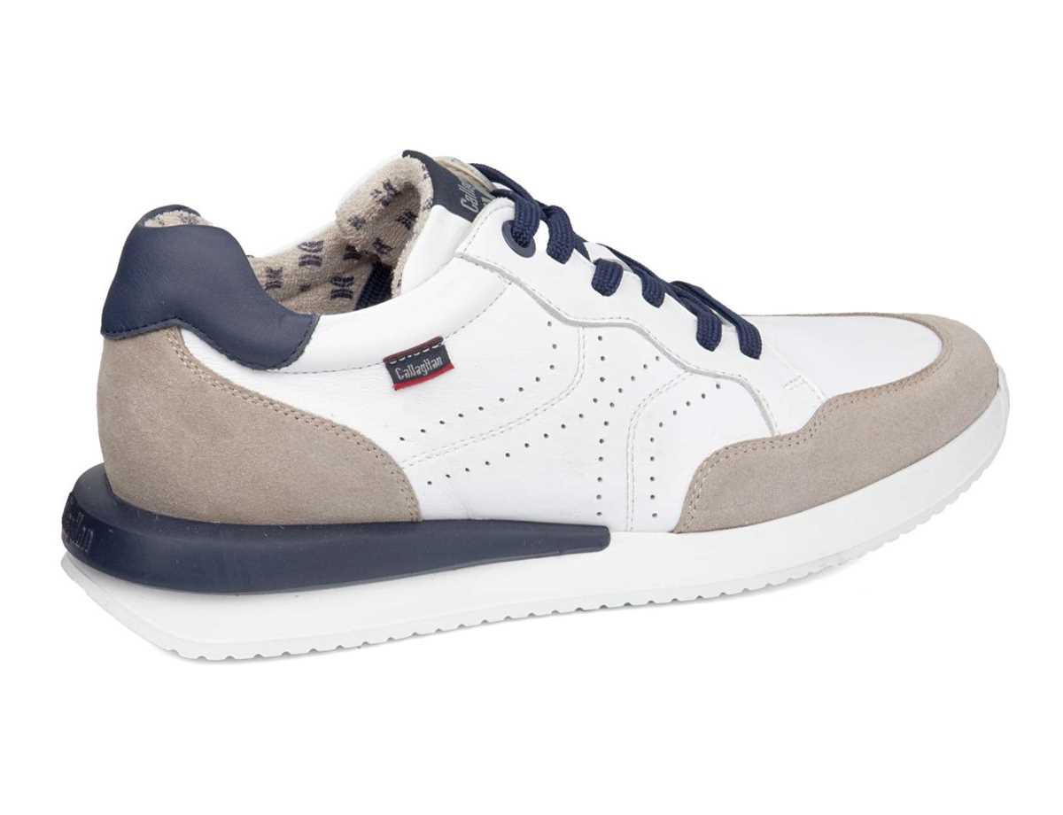 Callaghan 51107 Moses Sneakers Herren Weiß Beige Blau | SBL383IV