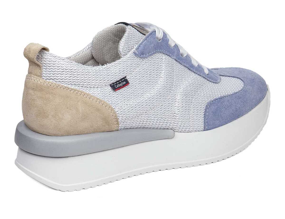 Callaghan 51200 Dina Sneakers Damen Blau Weiß Beige | SXI337JU