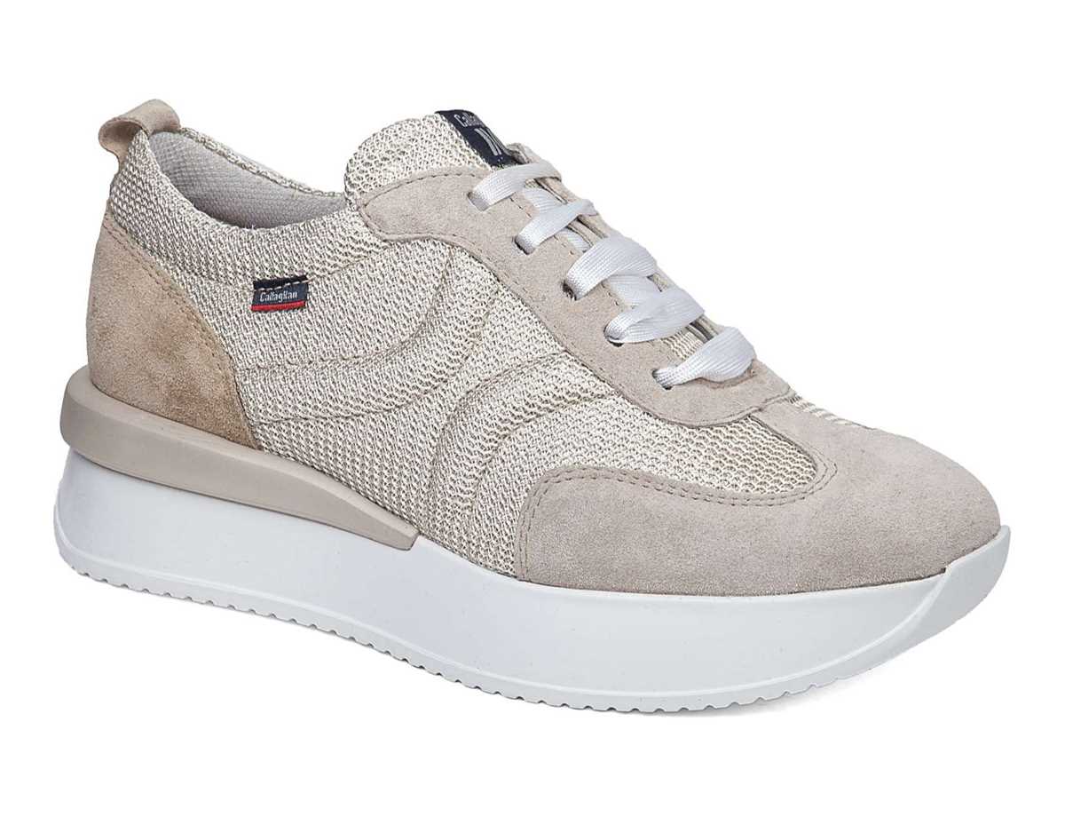 Callaghan 51200 Dina Sneakers Damen Weiß Beige | VAL745YP