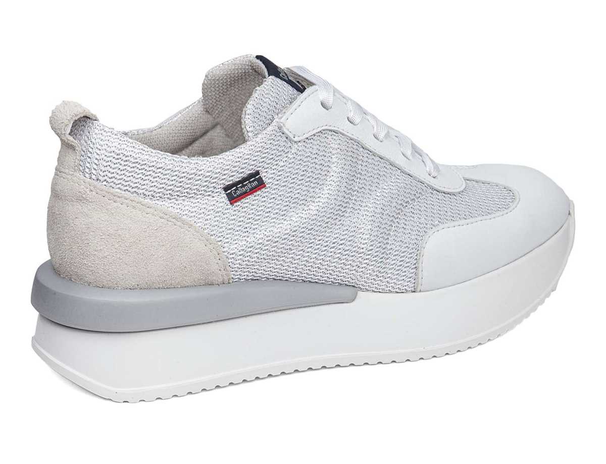 Callaghan 51200 Dina Sneakers Damen Weiß Silber | ZUI8038IH