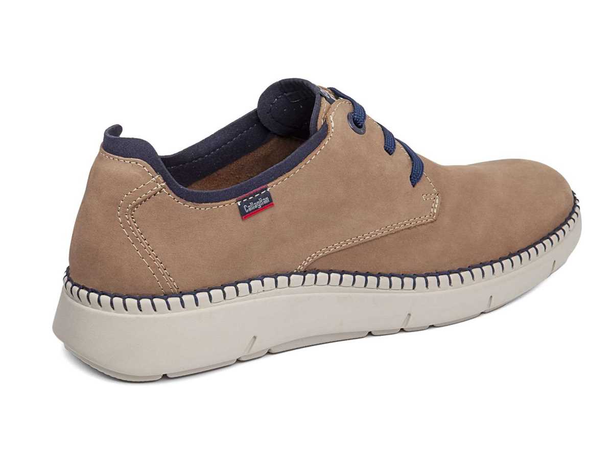 Callaghan 53500 Circular Schnürschuhe Herren Beige Blau | QQY9566SY