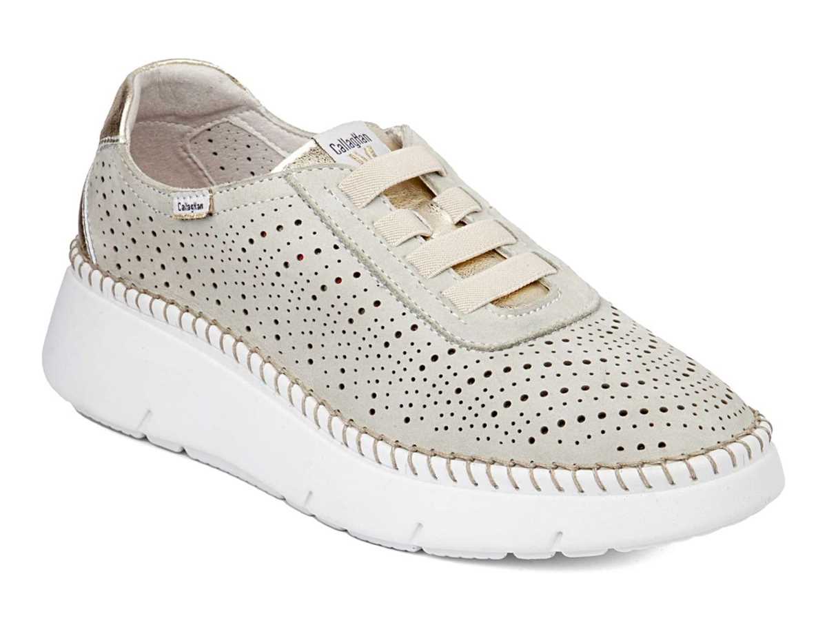 Callaghan 53600 Circular Sra. Plateau Sneakers Damen Grün Beige | KAA9044KO