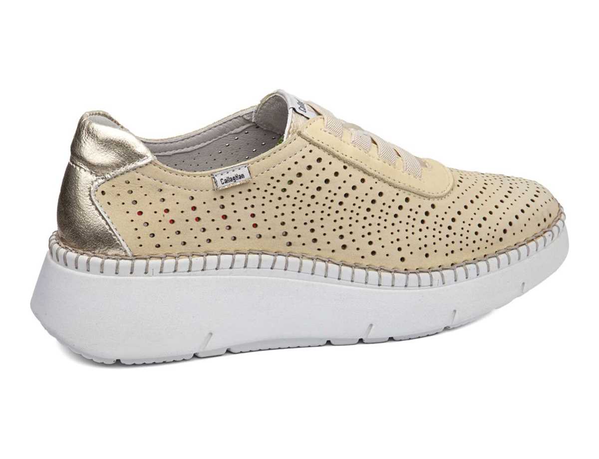 Callaghan 53600 Circular Sra. Plateau Sneakers Damen Gelb Beige | PZT4637HU