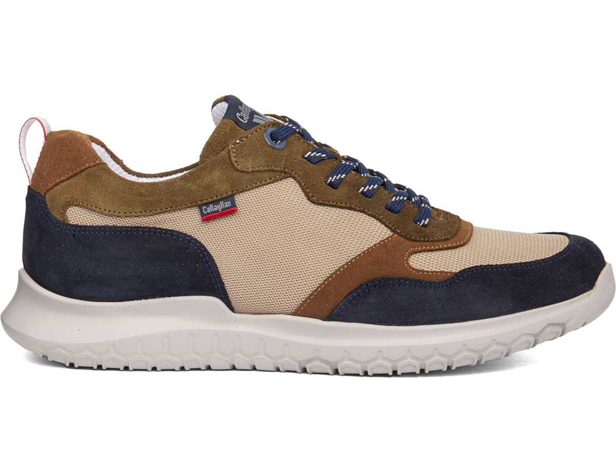 Callaghan 53704 Suv Marine Cro Freizeitschuhe Herren Blau Beige Braun | BEW2763GR